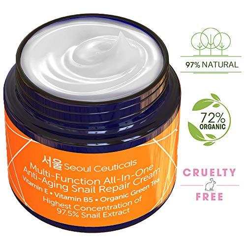 Korean Skin Care Snail Repair Cream - Korean Moisturizer Night